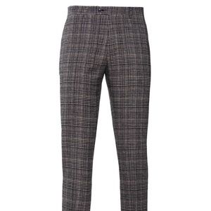 Paisley & Gray Downing Pants - White & Blue Check